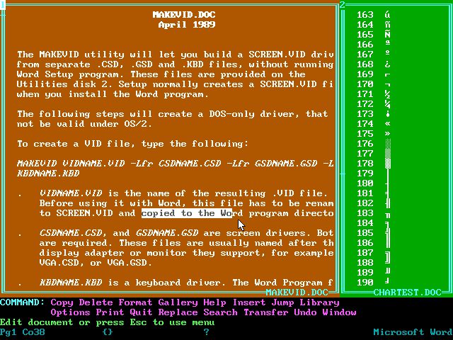 Microsoft Word 5.x (DOS and OS/2) 0 Microsoft Word 5.x (DOS and OS/2) 0