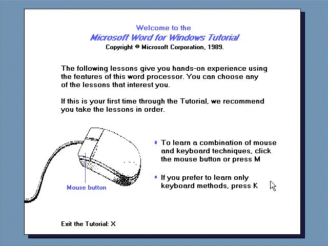 Microsoft Word 1.x (Windows) 2 Microsoft Word 1.x (Windows) 2